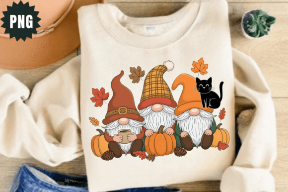 Download Trendy Fall Gnomes PNG Design - Png Collection