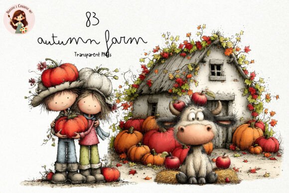 Download Autumn Farm PNG Clipart Bundle - Png Collection
