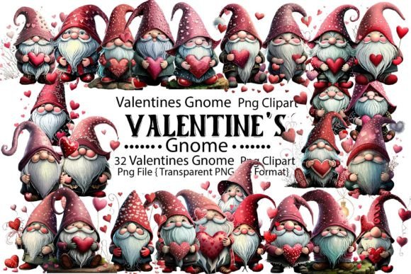 Download Valentines Gnome PNG Bundle - Png Collection