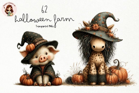 Download Cute Halloween Farm PNG Clipart - Png Collection