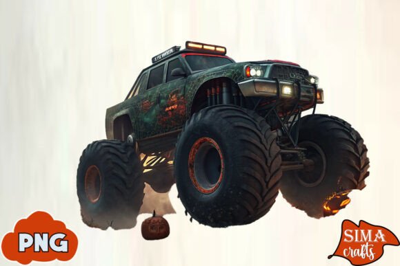 Download Halloween Monster Truck PNG - Png Collection