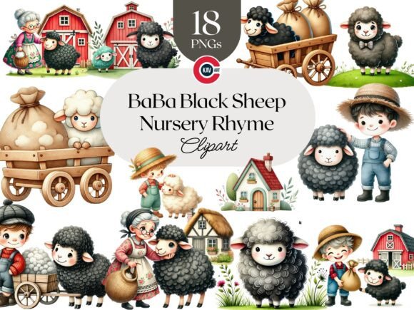 Download Baa Baa Black Sheep Nursery Rhyme PNG - Png Collection