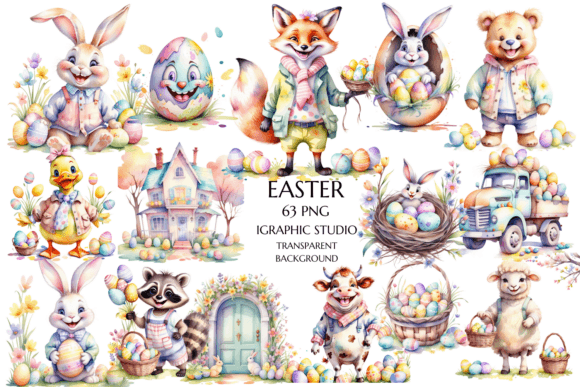 Download Pasel Easter Clipart, Pastel Bunny Png - Png Collection