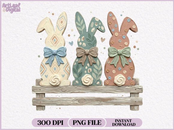 Download Hand Painted Easter Bunny PNG - Png Collection