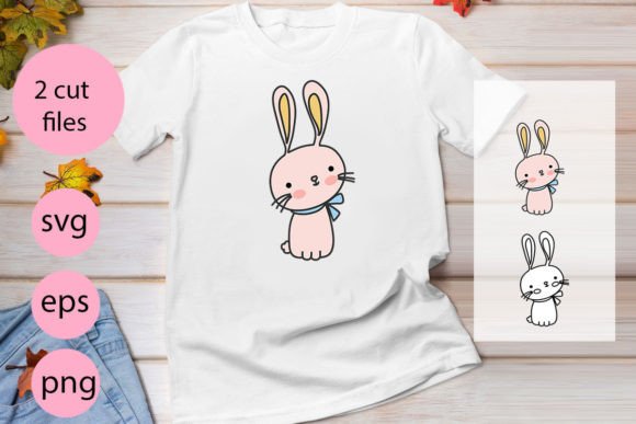 Download Cute Rabbit Svg,eps,png,clipart Graphic - Png Collection