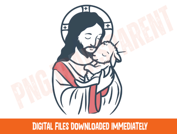 Download Jesus and Lamb Png, Religious Png - Png Collection