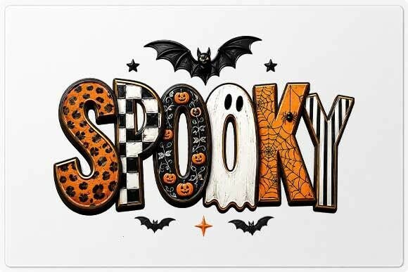 Download Spooky Halloween Word Art PNG - Png Collection