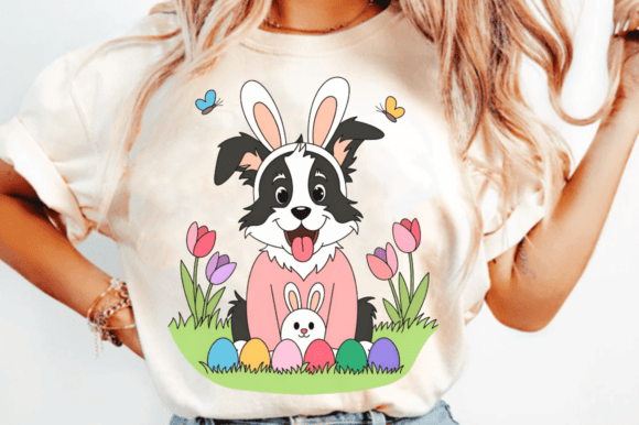 Download Easter Bunny Dog Border Collie PNG Clipa - Png Collection
