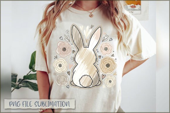 Download Boho Easter Bunny Coquette PNG - Png Collection