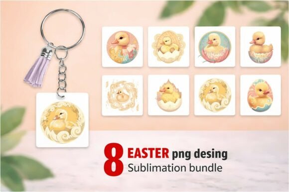 Download 8 Easter Chick in Eggshell PNG Sublimati - Png Collection