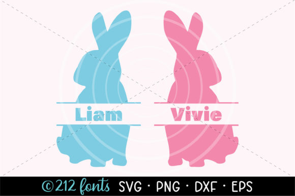 Download Easter Bunny Rabbit Name Graphic SVG PNG - Png Collection