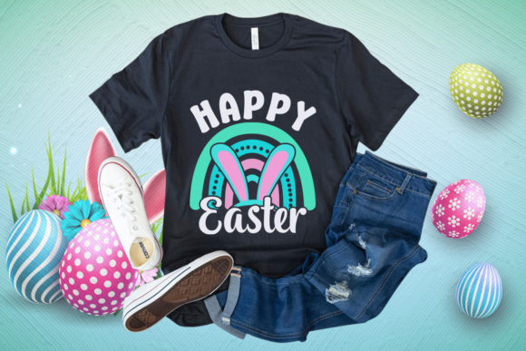 Download Happy Easter Rainbow T Shirt Design - T shirt design Collection