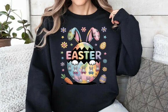 Download Easter PNG, Cute Bunny Easter Shirt - Png Collection