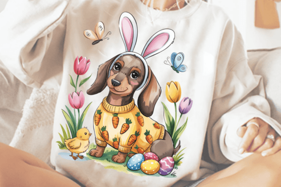 Download Cute Easter Dog Bunny Ears PNG Clipart D - Png Collection