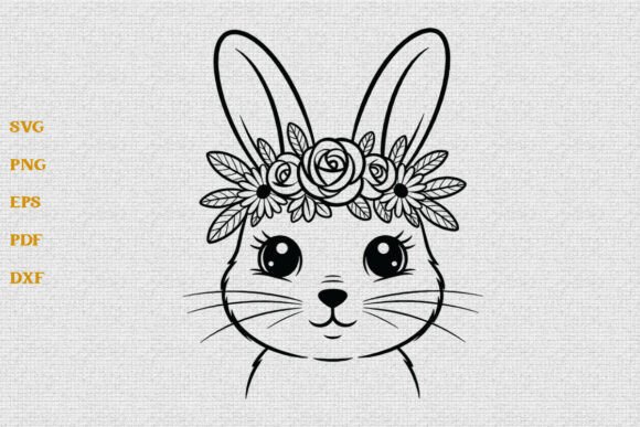 Download Floral Easter Bunny SVG Easter Shirt PNG - Png Collection