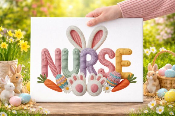 Download Easter Faux Crochet Nurse PNG - Png Collection