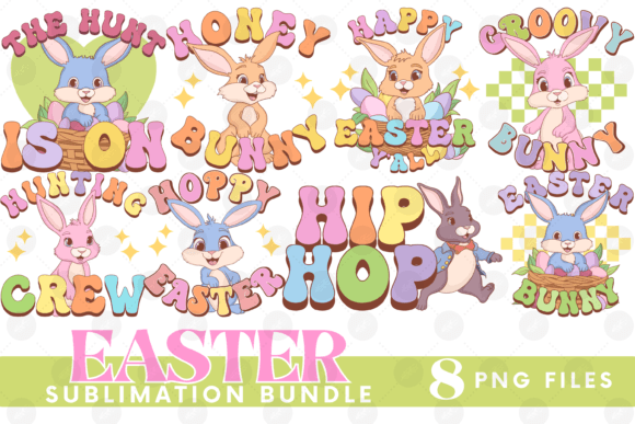 Download Easter Png Bundle Bunny Hip Hop the Hunt - Png Collection