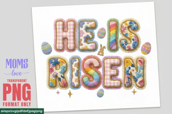 Download He is Risen Faux Yarn Crochet Png - Png Collection