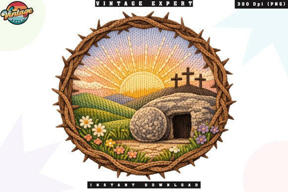 Download Christian Easter Crochet Yarn Faux PNG - Png Collection