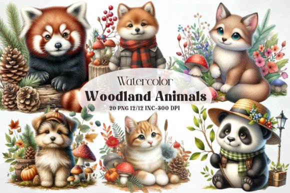 Download Cute Woodland Animals PNG Clipart - Png Collection