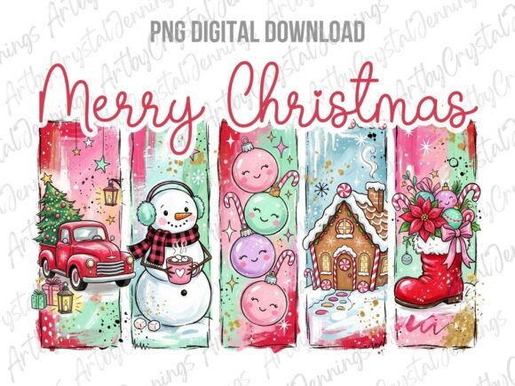 Download Merry Christmas Holiday Brushstroke PNG - Png Collection